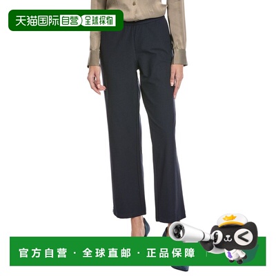 自营EILEEN FISHER Straight Pant - Blue 女装美国直发奥莱