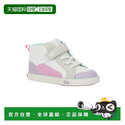 自营See Kai Run Dayton Sneaker - white leather 美国奥莱直发