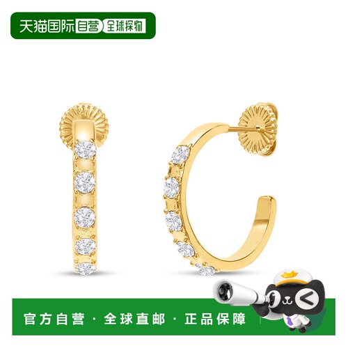 自营Bruno Magli Martina Gold Hoop Earrings - gold 美国奥莱直