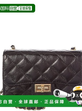 自营Persaman New York Jennie Metallic Quilted Leather Crossb
