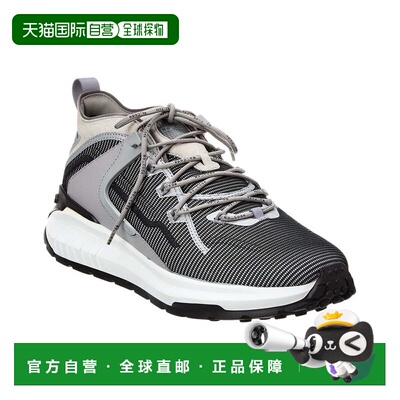 自营tod'sTOD’s x No_Code Leather Sneaker - grey 美国奥莱直