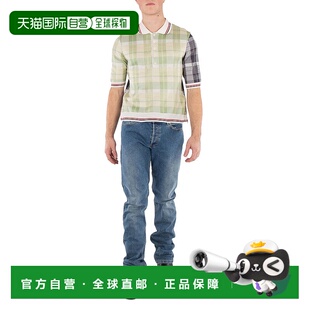 节性多功能混纺棉丝马德拉斯马球衫 自营 季 Browne男式 节 Thom