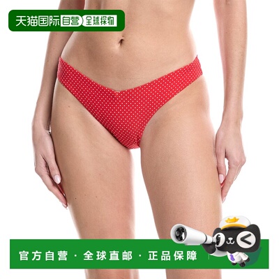 自营WeWoreWhat Delilah Bikini Bottom - red 美国奥莱直发