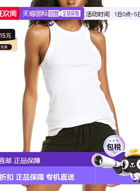 自营 James Perse Cutaway Rib Tank - 白色 背心美国直发奥莱