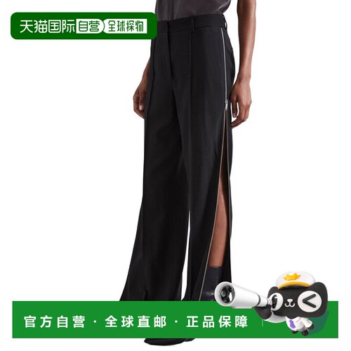 自营Reiss Audrey Wool Trouser - black 美国奥莱直发休闲裤女裤