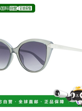 自营Guess 女士 Cateye 太阳镜 GU7658 20C 灰色/钯色 56mm - 20c