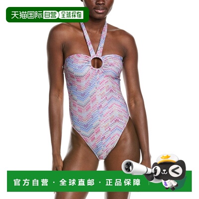 自营Ramy Brook Printed Sidney One-Piece - blue 美国奥莱直发