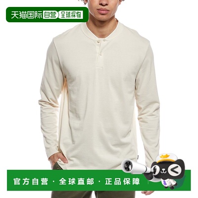 自营Hugo Boss Pal Henley Shirt - white 美国奥莱直发男装