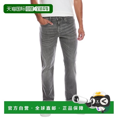 自营7 for all mankind7全人类修身广东牛仔裤-灰色 美国奥莱直发