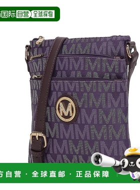 自营 mia k collectionLemuel M 标志性斜挎包 - 紫色 美国奥莱直