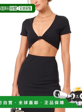 自营l spaceL*Space Isla Top - 黑色 美国奥莱直发