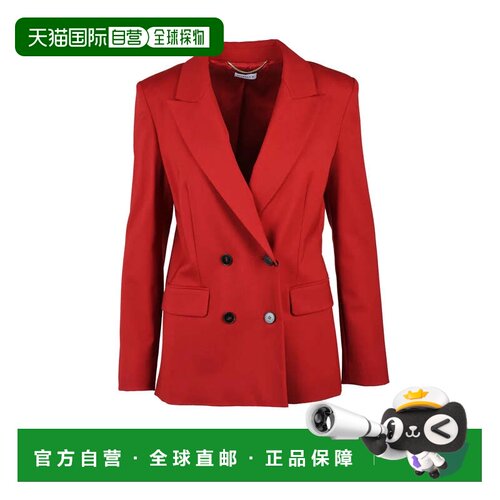 自营marellaNuptial Double-breasted Blazer - Red - red 美国奥