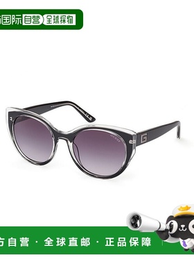 自营Guess Resin Women's Sunglasses - black 美国奥莱直发