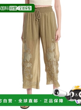 自营Johnny Was Roseann Pant - green 美国奥莱直发