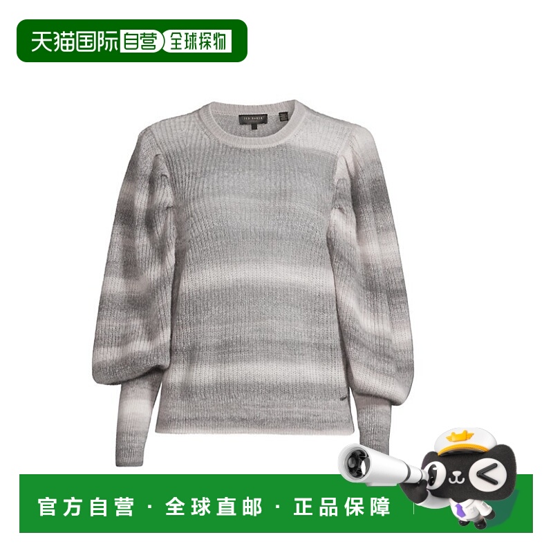 自营Ted Baker Women's Grey Valma Extreme Sleeve Sweater 美国