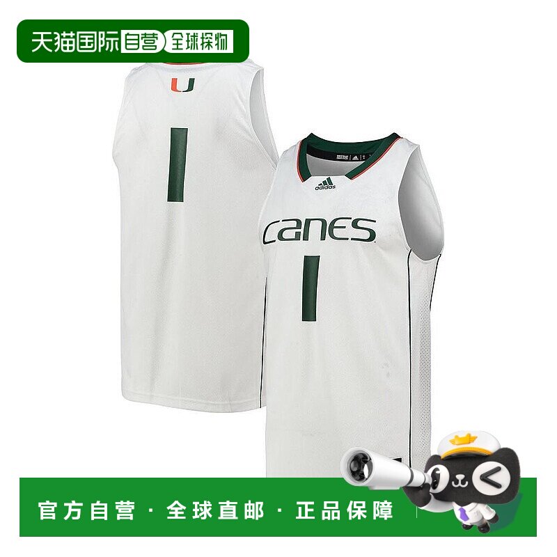 1h可退 【美国直邮】Adidas/阿迪达斯男士蓝球球衣运动T恤无袖圆