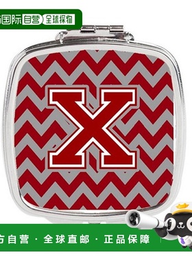 自营 Carolines Treasures CJ1049-XSCM Letter X Chevron M正品