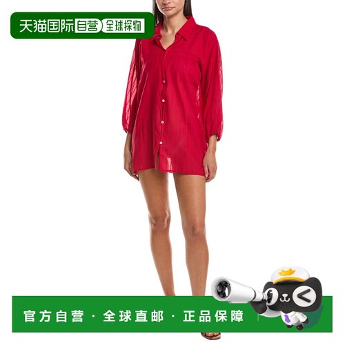 自营ViX Moana Short Cover-Up - Red 美国奥莱直发泳衣