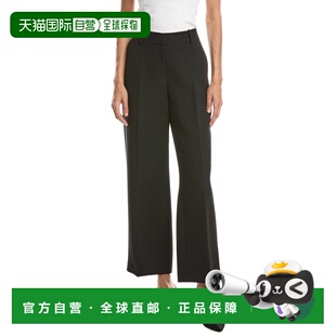 自营Lafayette 148 New York Petite Sullivan羊毛和真丝混纺裤子