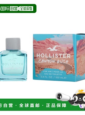 美国直邮M HOLLISTER CANYON RUSH 3.4OZ EDT霍利斯特 峡谷正品