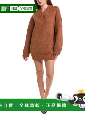 自营SER.O.YA Almada Alpaca & Wool-Blend Sweaterdress - brown