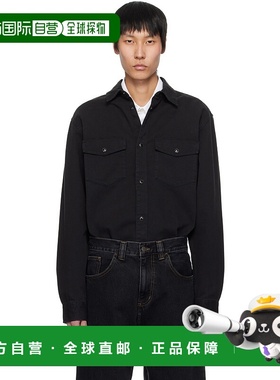 1h可退 香港直邮潮奢 CARHARTT WIP 男士 黑色 Santa Fe 衬衫 I03