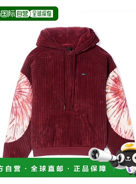 自营 cult of individualityCult的勃艮第Tye染料套头衫，复古梅