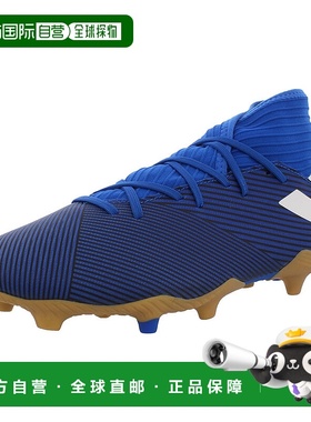 美国直邮adidas阿迪达斯Nemeziz 19.3 Fg男子蓝色条纹耐穿跑步鞋