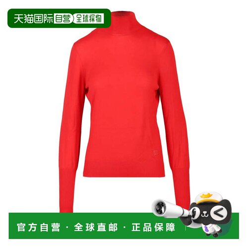 自营givenchy羊毛高领-红色 美国奥莱直发针织衫毛衣