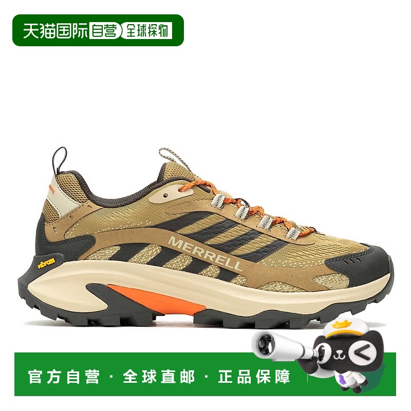 自营merrellMen Moab Speed 2 Hiking Boots - Wide In Coyote -