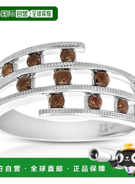 自营 vir jewels 2/5 cttw 红色钻石戒指 14K 白金 - 白色 美国奥