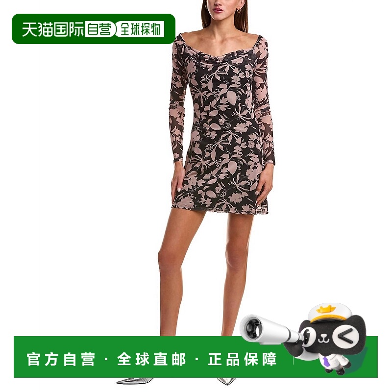 自营sadie & sageRejuvenate Mini Dress In Black Multi - black