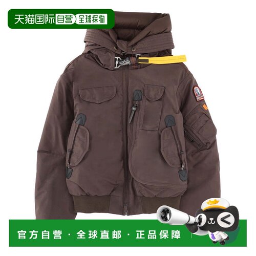 自营parajumpersBlack Polyamide Gobi Utility Bomber Jacket -