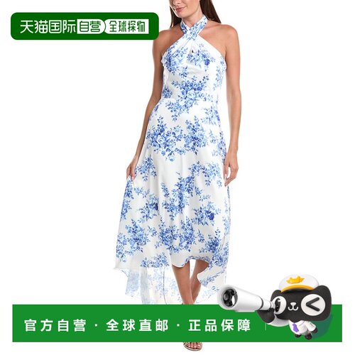 自营Rene Ruiz Twist领口连衣裙-黑色 美国奥莱直发
