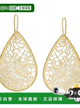 自营Ross-Simons Italian 14kt Yellow Gold Floral Embroidery T