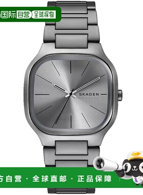 自营Skagen Men's Mellem Gray Dial Watch - gray 美国奥莱直发
