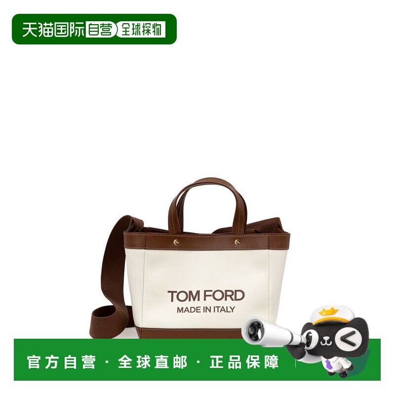 自营Tom Ford Cotton Tote Women's Bag - beige 美国奥莱直发