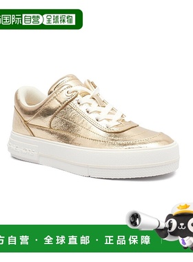 自营 Michael Kors Aurora 43T4AUFS1M运动鞋女式金色厚底鞋ZOGG9