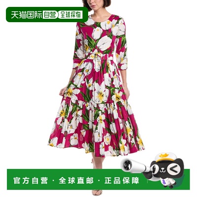 自营Samantha Sung Melanie Midi Dress - pink 美国奥莱直发