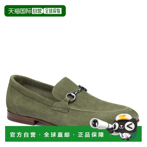 自营Johnston & Murphy男士Higgins Bit Loafer-sage绒面革 美国