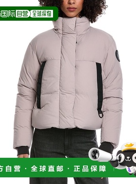 自营Canada Goose Junction Cropped Black Label Puffer Coat -