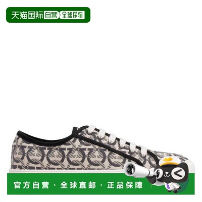 自营salvatore ferragamoFerragamo Wimbledon Gancini Low-Top S