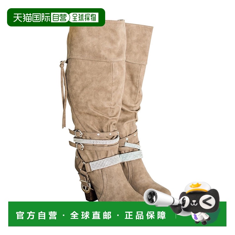 自营 not rated footwear女士 Stacey 靴子（灰褐色） - 灰褐色