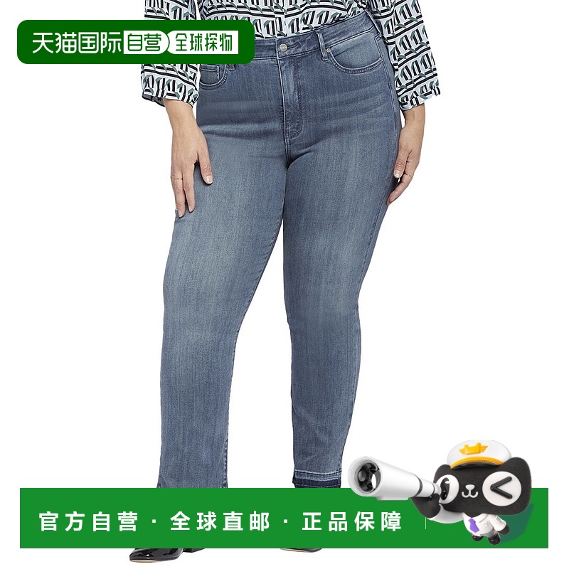 自营 NYDJ Plus 高腰 Playlist 直筒牛仔裤 - 多色 美国奥莱直发
