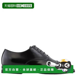 自营Bally Black Leather Oxford Shoes 美国奥莱直发巴利皮鞋