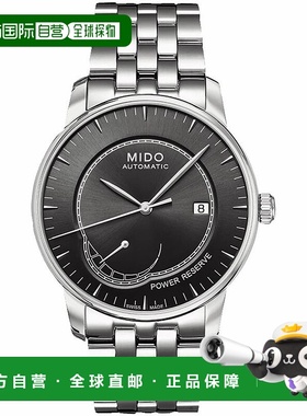 自营Mido男式Baroncelli黑色表盘手表-黑色 美国奥莱直发