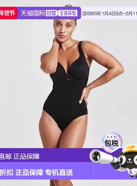 自营 Assets By Spanx Remarkable Results女式XL黑色高腰内裤JDM