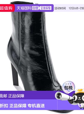 自营Karl Lagerfeld Paris Vica Boots Women's Black Square Toe