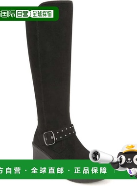 自营Women's Bzees Brandy 2 I7221F1001 Boots Black Faux Suede