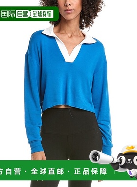 自营Splits59 Joan Fleece Polo Sweatshirt - blue 美国奥莱直发